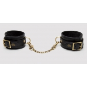 Черные оковы на ноги Bound to You Faux Leather Ankle Cuffs - Fifty Shades of Grey - купить с доставкой в Саранске