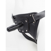 Черный пояс для насадок CLASS STRAP Restyling - LOVETOY (А-Полимер) - купить с доставкой в Саранске