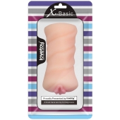 Телесный мастурбатор-вагина X-Basic Pocket Pussy без вибрации - Lovetoy - в Саранске купить с доставкой