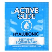 Лубрикант на водной основе Active Glide с гиалуроновой кислотой - 3 гр. - Биоритм - купить с доставкой в Саранске