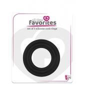 Набор из 3 эрекционных колец SILICONE COCKRINGS - Dream Toys - в Саранске купить с доставкой