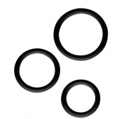 Набор из 3 эрекционных колец SILICONE COCKRINGS - Dream Toys - в Саранске купить с доставкой