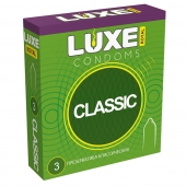 Гладкие презервативы LUXE Royal Classic - 3 шт. - Luxe - купить с доставкой в Саранске