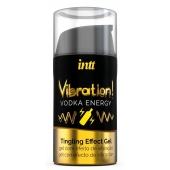 Жидкий интимный гель с эффектом вибрации Vibration! Vodka Energy - 15 мл. - INTT - купить с доставкой в Саранске