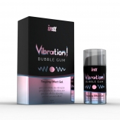 Жидкий интимный гель с эффектом вибрации Vibration! Bubble Gum - 15 мл. - INTT - купить с доставкой в Саранске