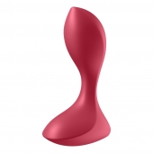 Красный вибромассажёр простаты Satisfyer Backdoor Lover - 14 см. - Satisfyer - в Саранске купить с доставкой