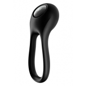 Черное эрекционное виброкольцо Majestic Duo - Satisfyer - в Саранске купить с доставкой