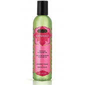 Массажное масло Naturals Strawberry Dreams с ароматом клубники - 236 мл. - Kama Sutra - купить с доставкой в Саранске
