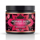 Пудра для тела Honey Dust Body Powder с ароматом клубники - 170 гр. - Kama Sutra - купить с доставкой в Саранске