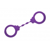 Фиолетовые силиконовые поножи Limitation - Lola Games - купить с доставкой в Саранске