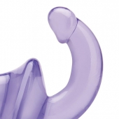 Фиолетовый безремневой страпон Strapless Strap-On - Lux Fetish - купить с доставкой в Саранске