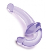 Фиолетовый безремневой страпон Strapless Strap-On - Lux Fetish - купить с доставкой в Саранске