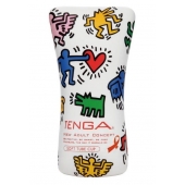 Мастурбатор-туба Keith Haring Soft Tube CUP - Tenga - в Саранске купить с доставкой