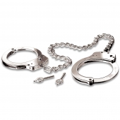Металлические наручники Metal Leg Cuffs - Pipedream - купить с доставкой в Саранске