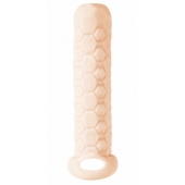 Телесный фаллоудлинитель Homme Long - 13,5 см. - Lola Games - в Саранске купить с доставкой