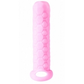 Розовый фаллоудлинитель Homme Long - 13,5 см. - Lola Games - в Саранске купить с доставкой