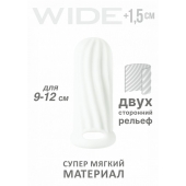 Белый фаллоудлинитель Homme Wide - 11 см. - Lola Games - в Саранске купить с доставкой