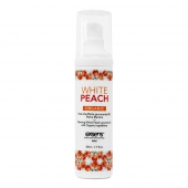 Разогревающее массажное масло Gourmet White Peach Organic с органическими ингредиентами - 50 мл. - Exsens - купить с доставкой в Саранске