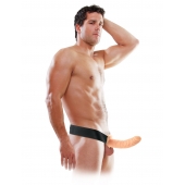 Полый страпон 8  Hollow Strap-On телесного цвета - 19 см. - Pipedream - купить с доставкой в Саранске
