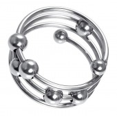 Большое металлическое кольцо под головку пениса - ToyFa - купить с доставкой в Саранске