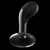 Прозрачный стимулятор простаты Flawless Clear Prostate Plug - 15 см. - Lovetoy - в Саранске купить с доставкой