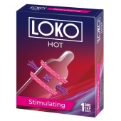Стимулирующая насадка на пенис LOKO HOT с возбуждающим эффектом - Sitabella - в Саранске купить с доставкой
