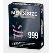 Стимулирующая насадка на пенис MEN SIZE 999 - Sitabella - в Саранске купить с доставкой