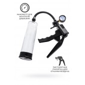 Прозрачная механическая помпа для пениса Viggo - Sexus - в Саранске купить с доставкой