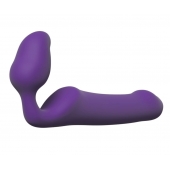 Фиолетовый безремневой страпон Queens L - Adrien Lastic - купить с доставкой в Саранске