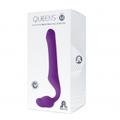 Лиловый безремневой страпон Queens M - Adrien Lastic - купить с доставкой в Саранске