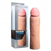 Телесная фаллическая насадка на пенис Magnum Xtender - 23 см. - Blush Novelties - в Саранске купить с доставкой