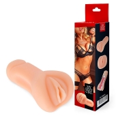 Телесный реалистичный мастурбатор в виде вагины - Bior toys - в Саранске купить с доставкой
