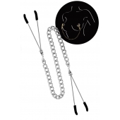 Регулируемые зажимы для сосков Sweet Caress Nipple Chain - Sweet Caress - купить с доставкой в Саранске