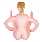 Надувная секс-кукла с реалистичной головой и поднятыми ножками - ToyFa - в Саранске купить с доставкой