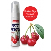 Гель-смазка Tutti-frutti с вишнёвым вкусом - 30 гр. - Биоритм - купить с доставкой в Саранске