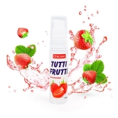 Гель-смазка Tutti-frutti с земляничным вкусом - 30 гр. - Биоритм - купить с доставкой в Саранске