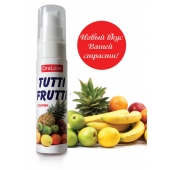 Гель-смазка Tutti-frutti со вкусом тропических фруктов - 30 гр. - Биоритм - купить с доставкой в Саранске