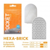 Карманный мастурбатор HEXA-BRICK - Tenga - в Саранске купить с доставкой