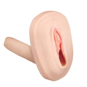 Мастурбатор-вагина с вибрацией и выносным пультом управления REALSTUFF SMOOTH   BALD - Dream Toys - в Саранске купить с доставкой