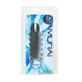 Дымчатая стимулирующая насадка с закрытой головкой SAMURAI PENIS SLEEVE BLACK - 14,5 см. - NMC - в Саранске купить с доставкой