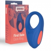 Синее эрекционное кольцо RRRING First Date Cock Ring - FeelzToys - в Саранске купить с доставкой