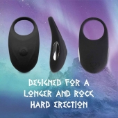 Черное эрекционное виброкольцо Thor Cockring - FeelzToys - в Саранске купить с доставкой