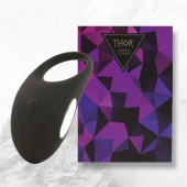 Черное эрекционное виброкольцо Thor Cockring - FeelzToys - в Саранске купить с доставкой