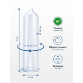 Презервативы MY.SIZE размер 47 - 3 шт. - My.Size - купить с доставкой в Саранске