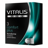 Контурные презервативы VITALIS PREMIUM comfort plus - 3 шт. - Vitalis - купить с доставкой в Саранске