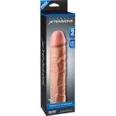 Телесная насадка Fantasy X-tensions Perfect 2  Extension - 20,3 см. - Pipedream - в Саранске купить с доставкой