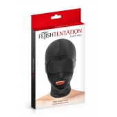 Сплошная маска на голову с прорезью для рта - Fetish Tentation - купить с доставкой в Саранске
