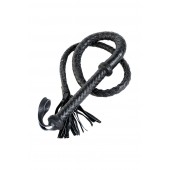 Длинный кожаный кнут с хлопушками на конце - ToyFa - купить с доставкой в Саранске