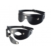 Черная кожаная маска  Новичок - Sitabella - купить с доставкой в Саранске