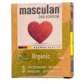 Экологически чистые презервативы Masculan Organic - 3 шт. - Masculan - купить с доставкой в Саранске